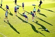 26 November 2024; Niamh Fahey and Anna Patten, right, during a Republic of Ireland women training session at the FAI National Training Centre in Abbotstown, Dublin. Photo by Stephen McCarthy/Sportsfile