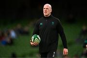 23 November 2024; Ireland forwards coach Paul O'Connell before the Autumn Nations Series match between Ireland and Fiji at the Aviva Stadium in Dublin. Photo by Ben McShane/Sportsfile