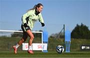 27 November 2024; Lily Agg during a Republic of Ireland women training session at the FAI National Training Centre in Abbotstown, Dublin. Photo by Stephen McCarthy/Sportsfile