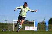 27 November 2024; Ruesha Littlejohn during a Republic of Ireland women training session at the FAI National Training Centre in Abbotstown, Dublin. Photo by Stephen McCarthy/Sportsfile