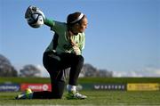 27 November 2024; Goalkeeper Grace Moloney during a Republic of Ireland women training session at the FAI National Training Centre in Abbotstown, Dublin. Photo by Stephen McCarthy/Sportsfile