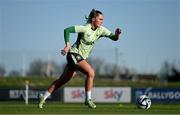 27 November 2024; Jessie Stapleton during a Republic of Ireland women training session at the FAI National Training Centre in Abbotstown, Dublin. Photo by Stephen McCarthy/Sportsfile