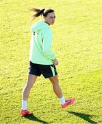 27 November 2024; Katie McCabe during a Republic of Ireland women training session at the FAI National Training Centre in Abbotstown, Dublin. Photo by Stephen McCarthy/Sportsfile