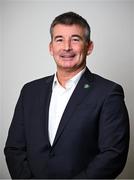 28 November 2024; IRFU chief commercial officer Padraig Power stands for a portrait before the IRFU Continuation AGM media conference at the Aviva Stadium in Dublin. Photo by Seb Daly/Sportsfile