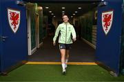 28 November 2024; Anna Patten during a Republic of Ireland women training session at Cardiff City Stadium in Wales. Photo by Stephen McCarthy/Sportsfile
