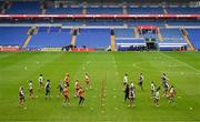 28 November 2024; A general view during a Republic of Ireland women training session at Cardiff City Stadium in Wales. Photo by Stephen McCarthy/Sportsfile