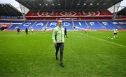 28 November 2024; Caitlin Hayes during a Republic of Ireland women training session at Cardiff City Stadium in Wales. Photo by Stephen McCarthy/Sportsfile