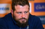 28 November 2024; James Slipper speaks to the press during an Australia Rugby media conference at the Radisson St Helen's Hotel in Dublin. Photo by Ben McShane/Sportsfile