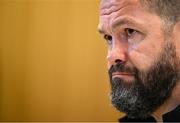 28 November 2024; Head coach Andy Farrell during an Ireland Rugby media conference at the Aviva Stadium in Dublin. Photo by Seb Daly/Sportsfile