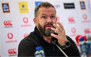 28 November 2024; Head coach Andy Farrell during an Ireland Rugby media conference at the Aviva Stadium in Dublin. Photo by Seb Daly/Sportsfile