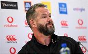 28 November 2024; Head coach Andy Farrell during an Ireland Rugby media conference at the Aviva Stadium in Dublin. Photo by Seb Daly/Sportsfile