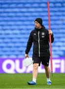 28 November 2024; Equipment officer Barry Sanfey during a Republic of Ireland women training session at Cardiff City Stadium in Wales. Photo by Stephen McCarthy/Sportsfile