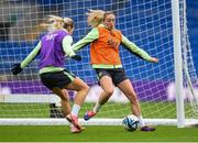 28 November 2024; Megan Connolly during a Republic of Ireland women training session at Cardiff City Stadium in Wales. Photo by Stephen McCarthy/Sportsfile