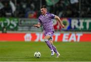 28 November 2024; Joshua Honohan of Shamrock Rovers in action during the UEFA Conference League 2024/25 league phase match between SK Rapid and Shamrock Rovers at the Allianz Stadion in Vienna, Austria. Photo by Tom Seiss/Sportsfile