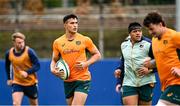 29 November 2024; Joseph-Aukuso Suaalii during an Australia rugby captain's run at Wanderers RFC in Dublin. Photo by Piaras Ó Mídheach/Sportsfile