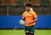 29 November 2024; Rob Valetini during an Australia rugby captain's run at Wanderers RFC in Dublin. Photo by Piaras Ó Mídheach/Sportsfile