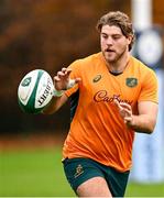 29 November 2024; Fraser McCreight during an Australia rugby captain's run at Wanderers RFC in Dublin. Photo by Piaras Ó Mídheach/Sportsfile