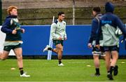 29 November 2024; Len Ikitau during an Australia rugby captain's run at Wanderers RFC in Dublin. Photo by Piaras Ó Mídheach/Sportsfile