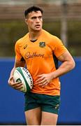 29 November 2024; Joseph-Aukuso Suaalii during an Australia rugby captain's run at Wanderers RFC in Dublin. Photo by Piaras Ó Mídheach/Sportsfile