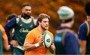 29 November 2024; Fraser McCreight during an Australia rugby captain's run at Wanderers RFC in Dublin. Photo by Piaras Ó Mídheach/Sportsfile