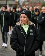 29 November 2024; Republic of Ireland's Denise O'Sullivan during a match-day team walk ahead of their UEFA Women's EURO 2025 Play-off second round first leg match against Wales in Cardiff. Photo by Stephen McCarthy/Sportsfile
