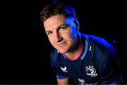 29 November 2024; Jordie Barrett poses for a portrait during a Leinster Rugby squad portrait session at Energia Park in Dublin. Photo by Brendan Moran/Sportsfile