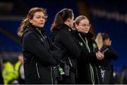 29 November 2024; Republic of Ireland team doctor Siobhan Forman before the UEFA Women's EURO 2025 Play-off Round Two first leg match between Wales and Republic of Ireland at Cardiff City Stadium in Wales. Photo by Stephen McCarthy/Sportsfile