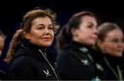 29 November 2024; Republic of Ireland team doctor Siobhan Forman before the UEFA Women's EURO 2025 Play-off Round Two first leg match between Wales and Republic of Ireland at Cardiff City Stadium in Wales. Photo by Stephen McCarthy/Sportsfile