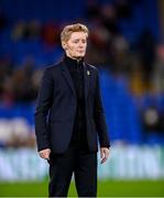 29 November 2024; Republic of Ireland head coach Eileen Gleeson before the UEFA Women's EURO 2025 Play-off Round Two first leg match between Wales and Republic of Ireland at Cardiff City Stadium in Wales. Photo by Stephen McCarthy/Sportsfile