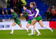 29 November 2024; Marissa Sheva of Republic of Ireland before the UEFA Women's EURO 2025 Play-off Round Two first leg match between Wales and Republic of Ireland at Cardiff City Stadium in Wales. Photo by Stephen McCarthy/Sportsfile