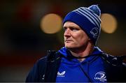 29 November 2024; Leinster senior communications and media manager Marcus Ó Buachalla before the United Rugby Championship match between Ulster and Leinster at Kingspan Stadium in Belfast. Photo by Seb Daly/Sportsfile