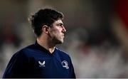 29 November 2024; Jimmy O'Brien of Leinster before the United Rugby Championship match between Ulster and Leinster at Kingspan Stadium in Belfast. Photo by Seb Daly/Sportsfile