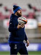 29 November 2024; Leinster contact skills coach Sean O'Brien before the United Rugby Championship match between Ulster and Leinster at Kingspan Stadium in Belfast. Photo by Seb Daly/Sportsfile