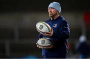 29 November 2024; Leinster senior kitman Jim Bastick before the United Rugby Championship match between Ulster and Leinster at Kingspan Stadium in Belfast. Photo by Seb Daly/Sportsfile