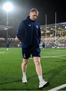 29 November 2024; Andrew Osborne of Leinster before the United Rugby Championship match between Ulster and Leinster at Kingspan Stadium in Belfast. Photo by Seb Daly/Sportsfile