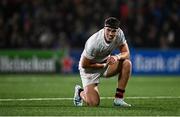 29 November 2024; Jude Postlethwaite of Ulster during the United Rugby Championship match between Ulster and Leinster at Kingspan Stadium in Belfast. Photo by Seb Daly/Sportsfile