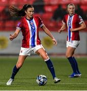 29 November 2024; Ingrid Engen of Norway during the UEFA Women's EURO 2025 Play-off round two first leg match between Northern Ireland and Norway at Inver Park in Larne, Antrim. Photo by Shauna Clinton/Sportsfile