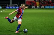 29 November 2024; Karina Saevik of Norway during the UEFA Women's EURO 2025 Play-off round two first leg match between Northern Ireland and Norway at Inver Park in Larne, Antrim. Photo by Shauna Clinton/Sportsfile