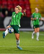 29 November 2024; Abi Sweetlove of Northern Ireland during the UEFA Women's EURO 2025 Play-off round two first leg match between Northern Ireland and Norway at Inver Park in Larne, Antrim. Photo by Shauna Clinton/Sportsfile