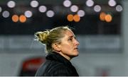 29 November 2024; Norway manager Gemma Grainger before the UEFA Women's EURO 2025 Play-off round two first leg match between Northern Ireland and Norway at Inver Park in Larne, Antrim. Photo by Shauna Clinton/Sportsfile