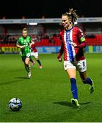 29 November 2024; Caroline Graham Hansen of Norway during the UEFA Women's EURO 2025 Play-off round two first leg match between Northern Ireland and Norway at Inver Park in Larne, Antrim. Photo by Shauna Clinton/Sportsfile
