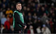 29 November 2024; James Hume of Ulster before the United Rugby Championship match between Ulster and Leinster at Kingspan Stadium in Belfast. Photo by Ramsey Cardy/Sportsfile