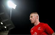 29 November 2024; Nathan Doak of Ulster before the United Rugby Championship match between Ulster and Leinster at Kingspan Stadium in Belfast. Photo by Ramsey Cardy/Sportsfile