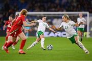 29 November 2024; Marissa Sheva of Republic of Ireland during the UEFA Women's EURO 2025 Play-off Round Two first leg match between Wales and Republic of Ireland at Cardiff City Stadium in Wales. Photo by Stephen McCarthy/Sportsfile