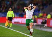 29 November 2024; Katie McCabe of Republic of Ireland during the UEFA Women's EURO 2025 Play-off Round Two first leg match between Wales and Republic of Ireland at Cardiff City Stadium in Wales. Photo by Stephen McCarthy/Sportsfile