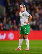 29 November 2024; Lily Agg of Republic of Ireland during the UEFA Women's EURO 2025 Play-off Round Two first leg match between Wales and Republic of Ireland at Cardiff City Stadium in Wales. Photo by Stephen McCarthy/Sportsfile