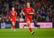 29 November 2024; Rhiannon Roberts of Wales during the UEFA Women's EURO 2025 Play-off Round Two first leg match between Wales and Republic of Ireland at Cardiff City Stadium in Wales. Photo by Stephen McCarthy/Sportsfile