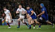 29 November 2024; Nathan Doak of Ulster during the United Rugby Championship match between Ulster and Leinster at Kingspan Stadium in Belfast. Photo by Ramsey Cardy/Sportsfile