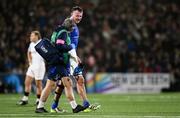 29 November 2024; Will Connors of Leinster leaves the pitch with an injury during the United Rugby Championship match between Ulster and Leinster at Kingspan Stadium in Belfast. Photo by Ramsey Cardy/Sportsfile