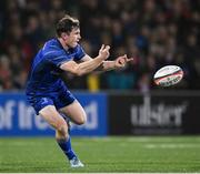 29 November 2024; Luke McGrath of Leinster during the United Rugby Championship match between Ulster and Leinster at Kingspan Stadium in Belfast. Photo by Ramsey Cardy/Sportsfile